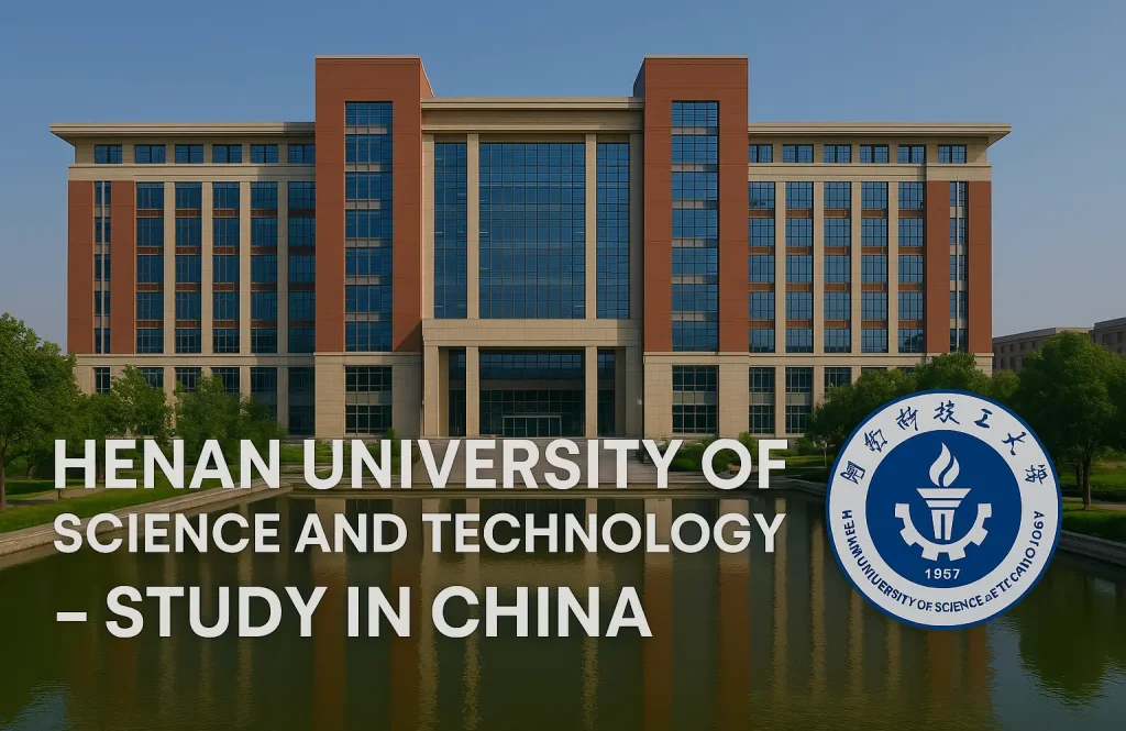Henan University of Science and Technology campus view for international students to study MBBS in China with scholarships in 2025. Web Consultants China.