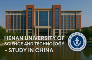 Henan University of Science and Technology campus view for international students to study MBBS in China with scholarships in 2025. Web Consultants China.
